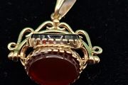 9ct yellow gold swivel fob