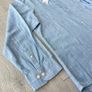 NEW F&F Mens 3XL Blue 100% Cotton Grandad Collar Shirt Image 6