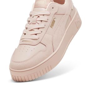 PUMA Women's Carina Street Sd Sneaker Rose Quartz Size 4. Worn once