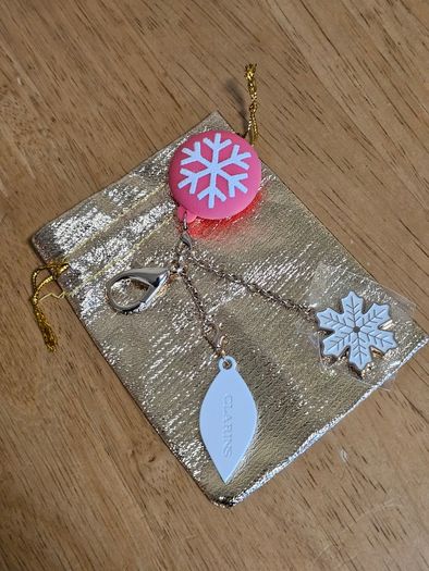 Clarins Bag Charm / Keychain / NEW