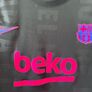 Barcelona soccer jersey& shorts KIT b& pink Image 2