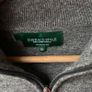 Emerald Style 100% Lambswool Grey 1/4 Zip Sweater Men's Size  L XL Image 4
