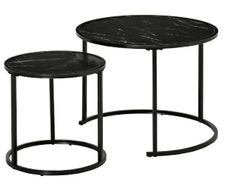 Coffee Tables Set of 2 Round Nesting