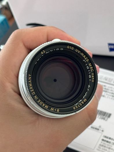 Boxed Like New! Leica M mount Carl Zeiss Planar ZM 50mm f/2 Lens
