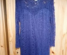 Purple lace dress