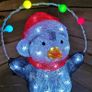 30cm Festive Acrylic Lit Penguin Indoor Outdoor Christmas Decoration Image 2