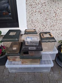 Assorted pet cages