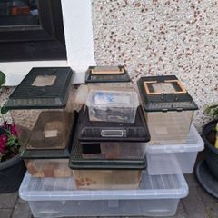 Assorted pet cages
