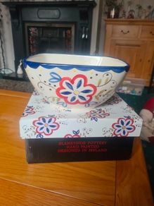 Vintage Slaney Side Pottery fruit/salad serving bowl