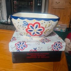 Vintage Slaney Side Pottery fruit/salad serving bowl
