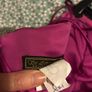 Stunning cerise satin debs dress, corset style. Size 8 Image 9