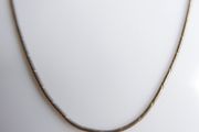 Vintage 925 Sterling Silver Snake Chain Necklace length 19" - 4,4g