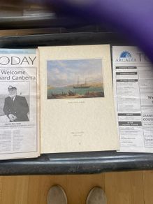Menu cards P&O