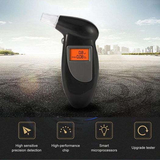 Brand New LCD Alcohol Tester Digital Alcohol Detector Breathalyzer with Backlight Display