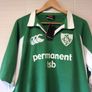 Ireland Rugby Jersey. Super Rare Player Specification Jersey From Triple Crown Winning Year Of 2006. Brand New With Tags. Authentic Original From The Time. Image 2
