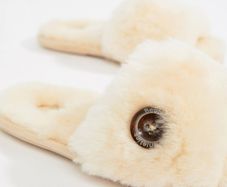 Bedroom Athletics Sheepskin Gemma Slider Slippers size 3/4