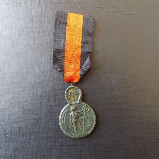 Belgium 1914.Battle of Ypre.Service Medal.