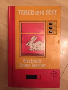 Vintage Teach and Test Electronic Reader