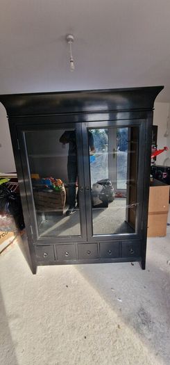 Black Display Cabinet