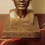 Vintage Veronese Bronzed Resin Egyptian Queen Nefertiti Bust Statue. Image 3