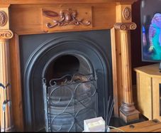 fireplace plus surround