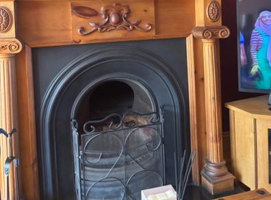 fireplace plus surround