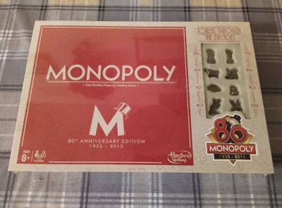 Monopoly 80th Anniversary 2015 New and SEALED