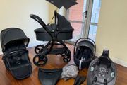 As New Egg2 Cybex car seat rotating isofix base