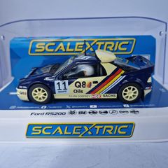 Scalextric C4667 Ford RS200 - Pat Doran -Slot Car (btcc rally touring )