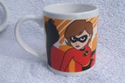 THE INCREDIBLES (Disney/Pixar) - a child's ceramic mug featuring Mr. Incredible and Elastigirl (c.2004)