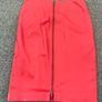 Niamh O'Neill designer red leather skirt Image 2