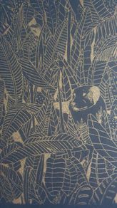 'Lost Dog 3' Gold Ink Drawing Robert Bowers