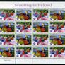 2002 Ireland 75th Anniversary of Irish Scouting Commemorative Stamps Sheetlets Plate 1B1B1B1B Mint Never Hinged (MNH) Image 3