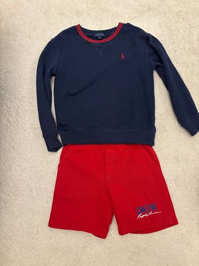Ralph Lauren shorts TShirt and jumper