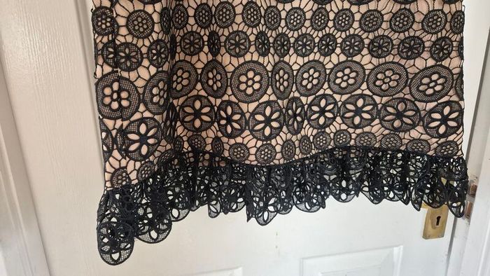Black lace dress