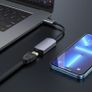 HOCO UA20 Type-C To HDMI Converter USB C HDMI Cable 4K 30Hz Type C to HDMI Converter Adapter For Samsung Type-c USB-C to 4K HDMI Image 3