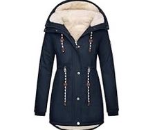 Brand New TOMEEK Women's Winter Jacket Hooded Long Parka with Teddy Fleece Lining