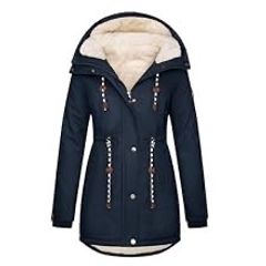 Brand New TOMEEK Women's Winter Jacket Hooded Long Parka with Teddy Fleece Lining