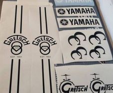 Drum stickers / decals made
