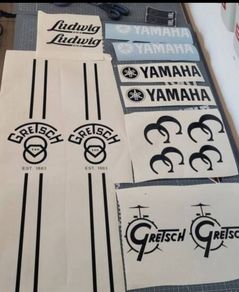 Drum stickers / decals made
