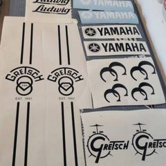 Drum stickers / decals made