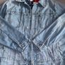 Vintage 90s USA Flag Rare Tommy Hilfiger American Flag Denim Jacket Light Blue Wash Oversized Big Tommy Logo At The Back Unisex Size S Image 8