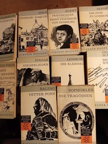 1960s 10 Classic Works of Literature in German. Vintage.