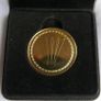vintage Gold Plated Medal Image 3