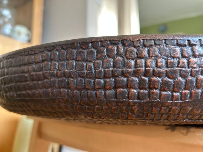 Paul Costelloe Large Bronze Ceramic Plate