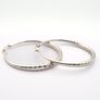 925 Sterling Silver Large Hoop Earrings Image 6