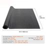 Diamond-Plate Rubber Flooring Roll, 3 mm x 4 ft x 15 ft Garage Floor Mat, SBR Rubber Garage Flooring Roll, Easy to Clean, Diamond Plate Rubber Mat for Under Cars, Garage Industry Gym, Black Image 5