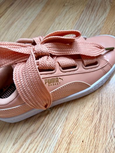 Laced trainers