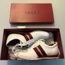 Bally Frenz white perforated leather trainers. Brand new and unused. Retailed at more than five hundred euro new. Original box, dust bag, packing paper and Bally bar code. Bargain! Image 6