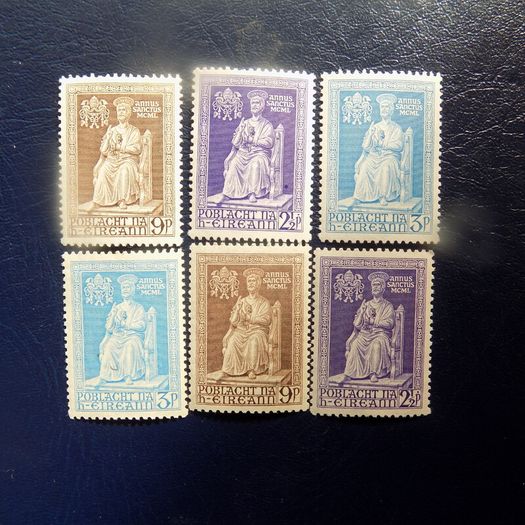 Ireland 1950.Holy Year Commemorative Stamp Sets.MNH and Mint Hinged.